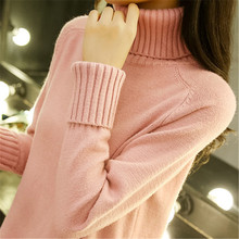 2018 Autumn sweater women fashion sexy Turtleneck women sweaters and pullover high quality warm Long sleeve Knitted Sweater Z573 2024 - buy cheap
