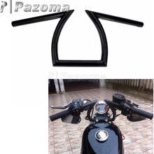 Motorcycle Black 1" Z Bar Drag Bars Pullback Handlebar for Harley Sportster Dyna Custom Chopper Bobber 2024 - buy cheap