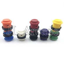10pcs Latest sale  28mm Screw Thread American Button Spiral buttons For Arcade Joystick DIY Kits Parts Mame Jamma Choose 8 color 2024 - buy cheap