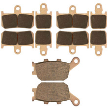 Motorcycle Parts Front & Rear Brake Pads Kit For Yamaha YZFR1 YZF-R1 YZF R1 2007-2014 Copper Based Sintered 2024 - buy cheap