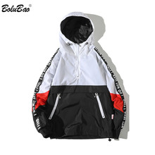 BOLUBAO, мужские тонкие куртки с капюшоном, куртки на молнии, спортивный костюм, мужские повседневные пальто, куртка в стиле хип-хоп, уличная оде... 2024 - купить недорого