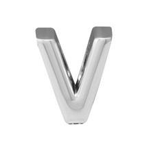 Genuine 925 Sterling Silver Letter V Charm Alphabet Beads Fits Women Charms Bracelet DIY Jewelry Wholesale Kralen Pulsera 2024 - buy cheap