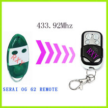 Massageador de portas com controle remoto, 433.92mhz, portão de garagem, g 62, 433mhz, controle remoto com bateria 2024 - compre barato