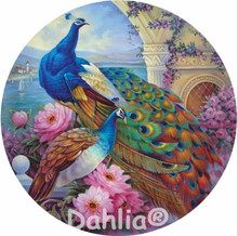 Beautiful Peacocks Peony Animal Arts Needlework Embroidery DIY Cross Stitch Kits Crafts 14CT Unprinted Home Decor Handmade 2024 - buy cheap