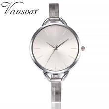 vansvar Casual Fashion Women Watches Tiny Stainless Steel Mesh Band Quartz Analog Wrist Watch Womens Clock Reloj Mujer Nov08 2024 - buy cheap