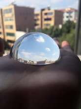 Bola de domo mágica de cristal transparente com capa de peso de vidro impressão colorida 2024 - compre barato