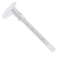 0-150mm/ 6 "0.05mm vernier caliper precisão plástico leve régua deslizante jóias com medidor de medição branco para iniciante 2024 - compre barato