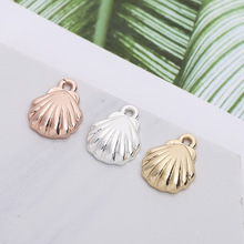 10*12mm Small Shells Scallops Pendant Charms Metal Rose Gold Silver Gorgeous Jewelry DIY Accessories For Handmade Jewelry 50PCS 2024 - buy cheap