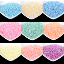 Candy Cream Color 2mm Czech Glass Seed Spacer Beads 1000pcs/lot  Austria Crystal Round Hole Bead For Kids DIY Jewelry Making Fit 2024 - buy cheap