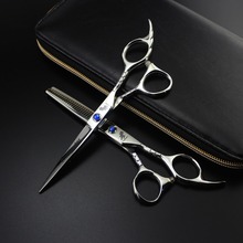 Freelander 6inch Personality Hair Cutting Thinning Scissor Hairdressing Supply for Barber Hair Cutting Tool Professional 2024 - buy cheap