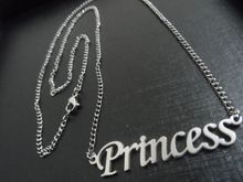 Женское Ожерелье с надписью, из нержавеющей стали, 20 дюймов 2024 - купить недорого