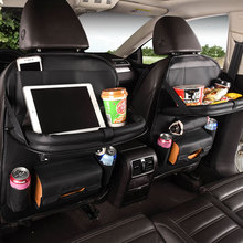 Organizador de mesa plegable para asiento de coche, caja de bolsillo de almacenamiento para silla de bebidas, accesorios para viaje, 1 unidad 2024 - compra barato