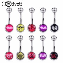 20pcs Different Logo Surgical Steel Belly Button Rings Navel Piercing Kit Barbells Button Earrings Jewelry Body Accessories DQ60 2024 - buy cheap