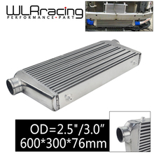 Wlr racing-600*300*76mm universal turbo intercooler barra & placa od 2.5 "frente montagem intercooler WLR-IN816-25 2024 - compre barato