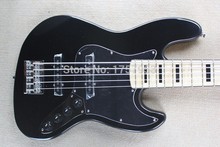 Factory direct custom shop  new Best Price jazz Black 5 String Bass Guitar Maple Fingerboard In Stock Free Shipping 2024 - buy cheap