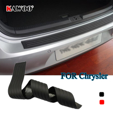 KAWOO Para Chrysler Crossfire PT Cruiser Sebring Voyager Rear Bumper Guard Proteja Tampa do Peitoril Da Guarnição de Borracha Pad Tapete Do Carro Styling 2024 - compre barato