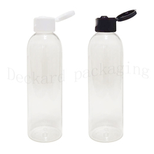 200ml Empty Clear shampoo plastic travel bottles with flip top cap Shower Gel shampoo Liquid soap Cosmetics container 2024 - buy cheap