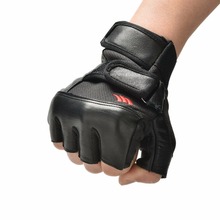 1 пара, черные перчатки из искусственной кожи, для тяжелой атлетики, для тренажерного зала, для тренировок, для запястья, для занятий спортом, для тренировок, для мужчин 2024 - купить недорого