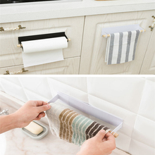 Деревянный клей бумажный держатель для полотенец под шкафом для кухни кухонная бумага для органайзера держатель для полотенец Настенный Рулон бумажная стойка 2024 - купить недорого