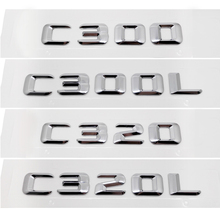 Pegatina de decoración trasera para coche, emblema de Metal con números para Mercedes Benz AMG C300 C300L C320 C320L C350 C400 C500 C550 W204 2024 - compra barato
