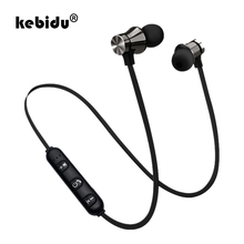 Kebidu-auriculares inalámbricos XT11 con Bluetooth 4,2, cascos deportivos para Teléfonos iPhone y xiaomi, auricular magnético a prueba de sudor con micrófono 2024 - compra barato