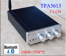 KYYSLB 75W*2+150W AMPLIFIER TPA5613 2.1 Channel Class D Power Amplifier Subwoofer CSR8635 Bluetooth 4.0 Amplifier 2024 - buy cheap