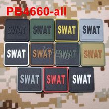 Armas y tácticas especiales SWAT 3D, parche de PVC, insignias, 2 piezas 2024 - compra barato