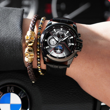 Switzerland Fashion Luxury Brand BINGER Leather Automatic Watch Men Wristwatch Men Mechanical Watches Relogio Masculino 2019 2024 - buy cheap
