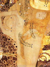 High quality Gustav Klimt painting Nude Sea Serpent Woman Portrait Art Reproduction on canvas for sale Hand painted Home decor 2024 - buy cheap