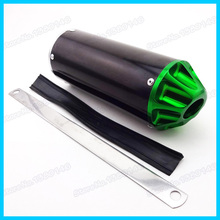 28mm Green Aluminum Exhaust Muffler For 50cc 110cc 125cc CRF50 XR50 SSR Atv Quad Pit Dirt Bike Motorcycle 2024 - buy cheap