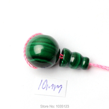 10mm alta calidad moda Natural forma redonda verde malaquita Tíbet, Gurú cuentas de gemas 1 Set DIY joyería w2552 2024 - compra barato