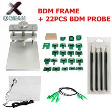 Metal LED BDM Frame with 22pcs BDM adapters for V2 V7.020 V5.017 BDM Probe 22PCS Adapters Full Set LED BDM Frame 2024 - compre barato