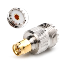 Adaptador Coaxial de conector de enchufe UHF SO-239 SO239 hembra a SMA macho, gran oferta 2024 - compra barato