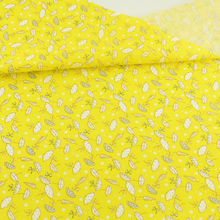 2016 New Arrivals Impresso Encantador Projeto Guarda-chuva Amarelo Trimestre Gordura Tecido de Algodão Têxtil de Casa para Boneca Patchwork Colthing Cafts 2024 - compre barato