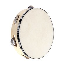 Sino do tambor de percussão, 8 "portátil, percussão, metal de bétula, instrumento musical educacional para ktv, festas, jogos para crianças 2024 - compre barato