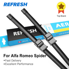 REFRESH Windscreen Wiper Blades for Alfa Romeo Spider Fit Side Pin Arms 2006 2007 2008 2009 2010 2011 2024 - buy cheap