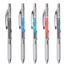 Прозрачная Ручка Pentel с цветным сердечником, нейтральная ручка 0,5 мм, гладкая скорость, сухая ручка BLN75TL, граффити, нейтральная ручка 2024 - купить недорого