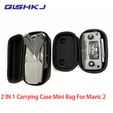 2 in 1 Durable Portable Hardshell Transmitter Controller Storage Box & Drone Body Bag Carring Case For DJI Mavic 2 Pro/Zoom 2024 - buy cheap