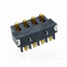 10 unids/lote 4PIN soporte de batería chapado en oro 6,5 MM Altura 2,5 paso lateral tipo de presión GPS conector de batería 2024 - compra barato