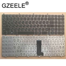 GZEELE Russian RU Keyboard for DNS Clevo W650EH W650SRH W650 W655 W650SR W650SC R650SJ W6500 W650SJ w655sc w650sh grey frame RU 2024 - buy cheap