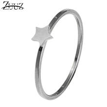 ZUUZ finger ring stainless steel jewelry accessories rings for women female  gold love men male girls jewellery moon 2024 - buy cheap