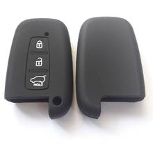 Key Fob Silicone Remote Cover For Hyundai 3 Button Elantra Equus Tucson Santa fe Genesis Sonata I20 I30 IX35 Key Shell Case 2024 - buy cheap