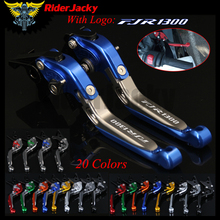 RiderJacky LOGO "FJR1300" Motorcycle CNC Brake Clutch Levers For Yamaha FJR 1300 FJR1300 2001-2002 01 02 Extendable Foldable 2024 - buy cheap