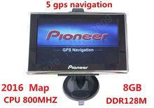 5 inch gps navigation cpu800mhz 8GB 128MB MP3 FM Russia Belarus Ukraine Spain Germany Belgium  Italy Europe Russia map car gps 2024 - buy cheap