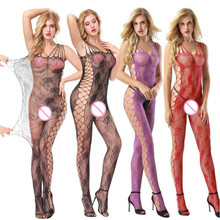 GOYHOZMI High Quality Women Stockings Hot Much-loved Floral Motif Mesh Body Black Stockings Full Body 2024 - buy cheap