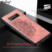 For Samsung Galaxy Note 8 Case Fashion Fabric Silicone Bumper Cloth+PC Case For Samsung Galaxy Note 8 Cover For Samsung Note 8 2024 - buy cheap