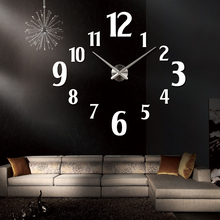 New Wall Clock Clocks Watch Horloge Murale Diy 3d Acrylic Mirror Large Home Quartz Circular Needle Modern 2024 - buy cheap