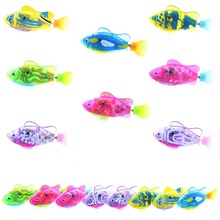 8 Colors Available Battery Powered Toy Activated Electronic Fish Swimming  Pet Cute Fun Bath  Toys Support Drop Shipping 2024 - buy cheap