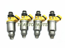 4 шт топливный инжектор для To-yota C-elica MR2 2.2L R-av4 C-arina C-orona C-aldina OEM 23250-74040 23209-74040 2024 - купить недорого