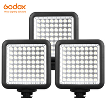 3PCS Godox LED 64 photo camera lights Video Lamp LED64 Lights For Nikon Canon Sony Digital Camera Camcorder DV 2024 - buy cheap